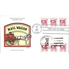 #1903 Mail Wagon 1880s Collins FDC