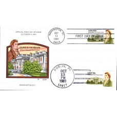 #1935-36 James Hoban Collins FDC