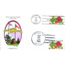 #2014 International Peace Garden Collins FDC