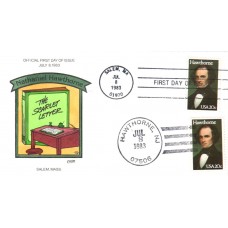 #2047 Nathaniel Hawthorne Collins FDC