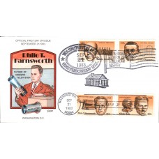 #2055-58 American Inventors Collins FDC