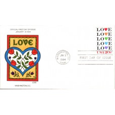 #2072 LOVE Collins FDC