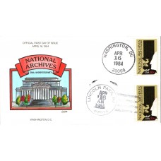 #2081 National Archives Collins FDC