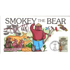 #2096 Smokey the Bear Collins FDC