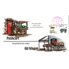 #2130//33 Oil Wagon - Pushcart Collins FDC