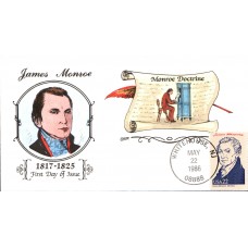 #2216e James Monroe Collins FDC