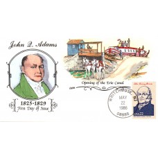 #2216f John Quincy Adams Collins FDC