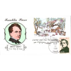 #2217e Franklin Pierce Collins FDC