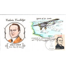 #2219b Calvin Coolidge Collins FDC