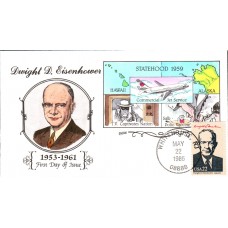 #2219g Dwight D. Eisenhower Collins FDC