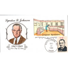 #2219i Lyndon B. Johnson Collins FDC