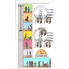 #2254 Elevator 1900s Collins FDC