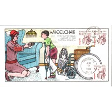 #2256 Wheel Chair 1920s Collins FDC