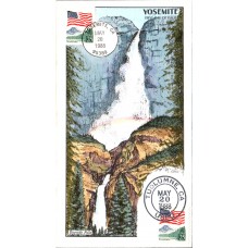 #2280 Flag over Yosemite Collins FDC