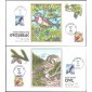 #2284-85 Owl and Grosbeak Collins FDC Set