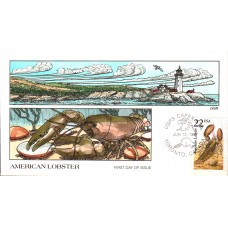 #2304 American Lobster Collins FDC