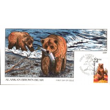 #2310 Alaskan Brown Bear Collins FDC