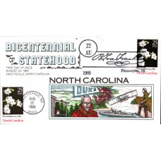 #2347 North Carolina Statehood Collins FDC