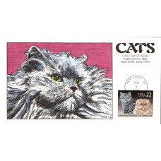 #2375 American Shorthair - Persian Cats Collins FDC 