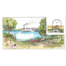 #2408 Steamboat Washington Collins FDC