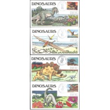 #2422-25 Dinosaurs Collins FDC Set