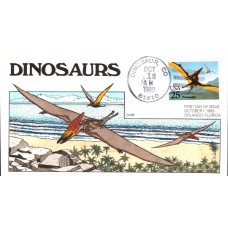 #2423 Pteranodom Dinosaur Collins FDC