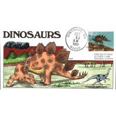 #2424 Stegosaurus Dinosaur Collins FDC