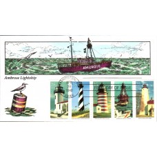 #2470-74 Ambrose Lightship Collins FDC