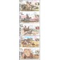 #2501-05 Indian Headdresses Collins FDC Set