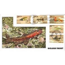 #2545-49 Fishing Flies Collins FDC