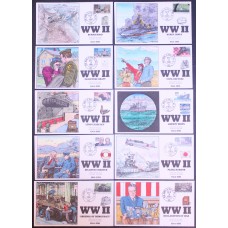 #2559 World War II: 1941 Collins FDC Set