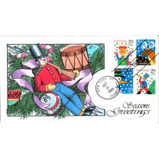 #2791-94 Christmas Designs Collins FDC