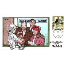 #2840a Norman Rockwell Collins FDC