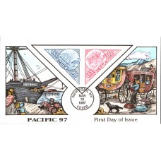 #3130-31 Pacific 1997 Triangles Collins FDC