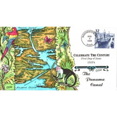 #3183f Panama Canal Collins FDC