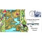 #3183f Panama Canal Collins FDC