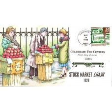 #3184o Stock Market Crash Collins FDC