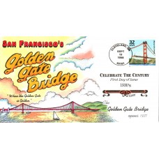 #3185l Golden Gate Bridge Collins FDC