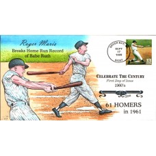 #3188n Roger Maris - 61 in '61 Collins FDC