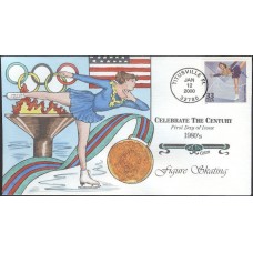 #3190e Figure Skating Collins FDC