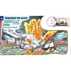 #3192 Remember the Maine Collins FDC