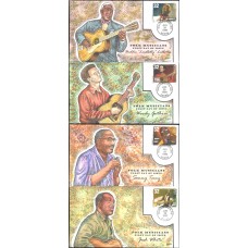 #3212-15 Folk Musicians Collins FDC Set