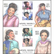 #3216-19 Gospel Singers Collins FDC Set