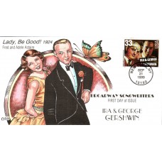 #3345 Ira and George Gershwin Collins FDC