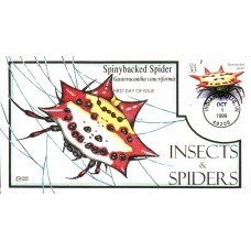 #3351q Spinybacked Spider Collins FDC