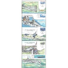 #3373-77 US Navy Submarines Collins FDC Set