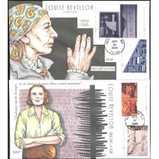 #3379-83 Louise Nevelson Collins FDC Set