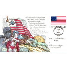 #3403h Pierre L'Enfant Flag Collins FDC