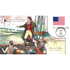 #3403k Star Spangled Banner Collins FDC