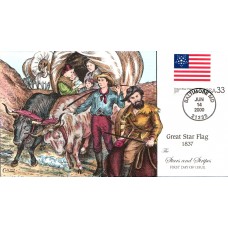 #3403m Great Star Flag Collins FDC